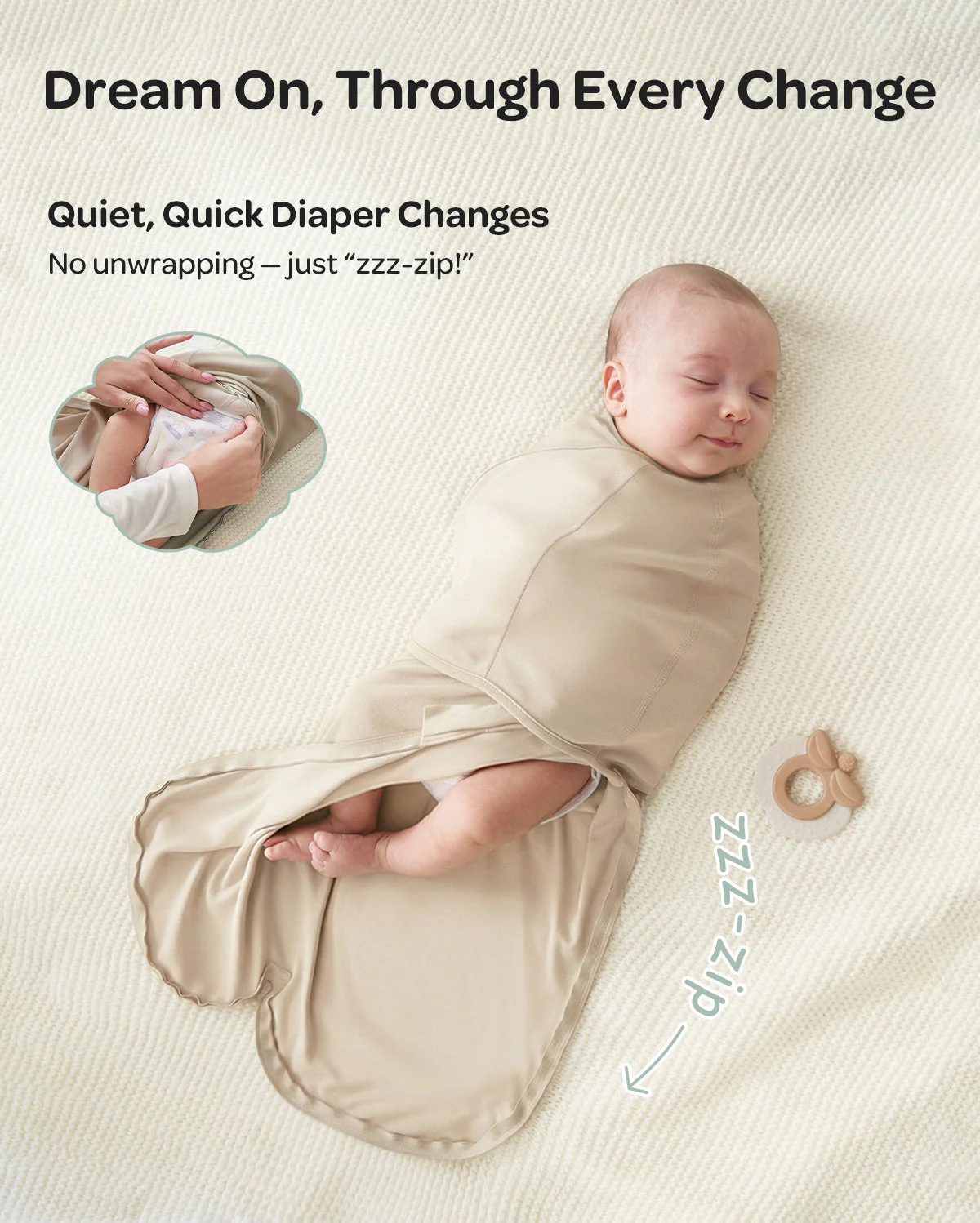 Baby-Care Bundle: Smart & Portable Sound Machine & Easy Swaddle Wrap - Image 31
