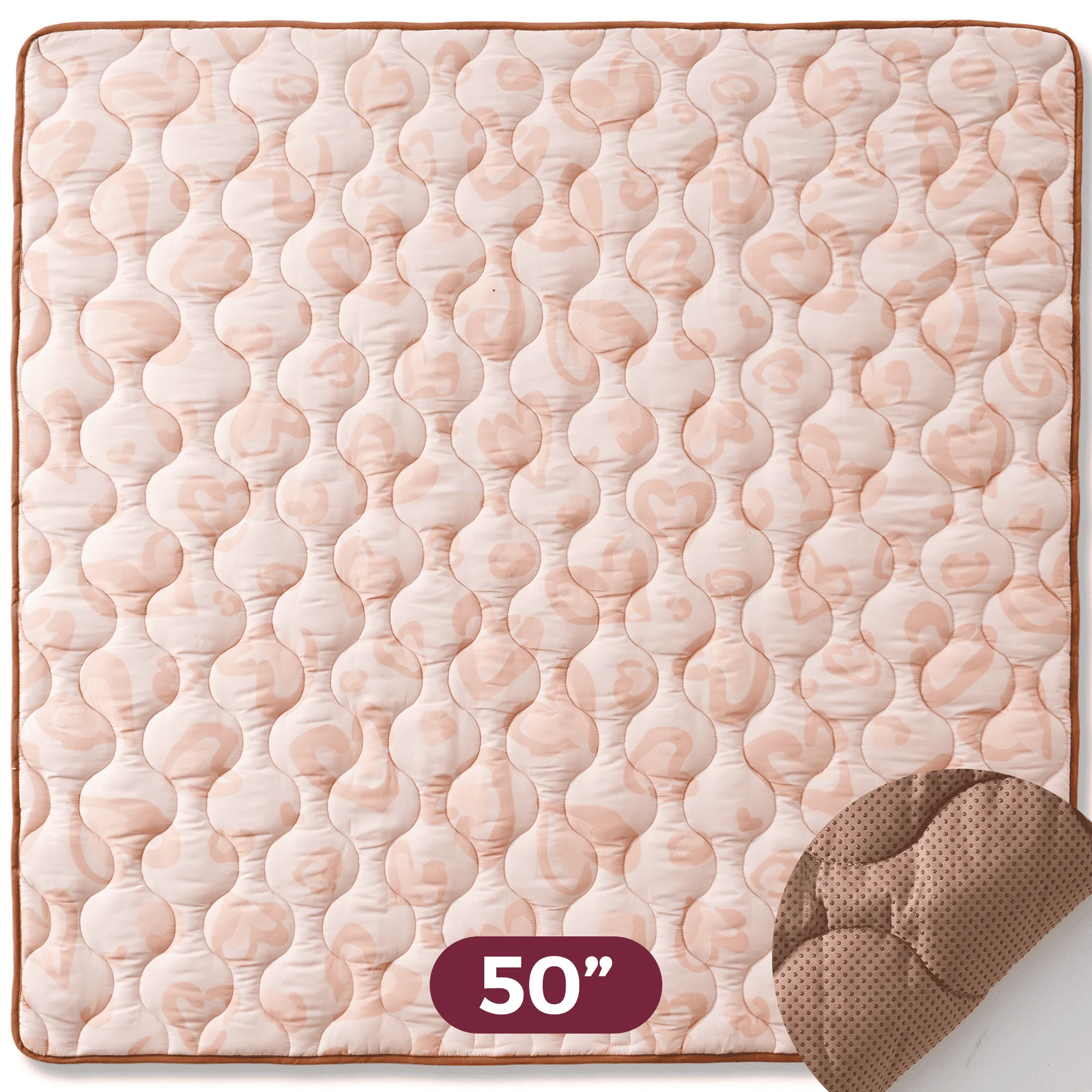 Baby Portable Playmat - Leopard Brown - Image 3