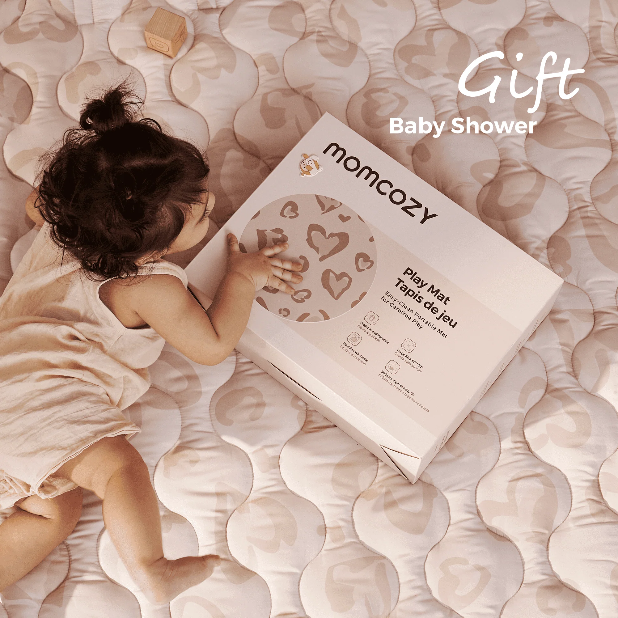 Baby Portable Playmat - Leopard Brown - Image 4