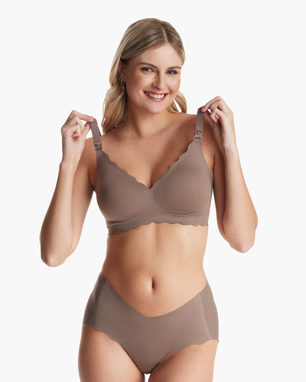 Jelly Strip Seamless Nursing Bra YN46 - Image 37