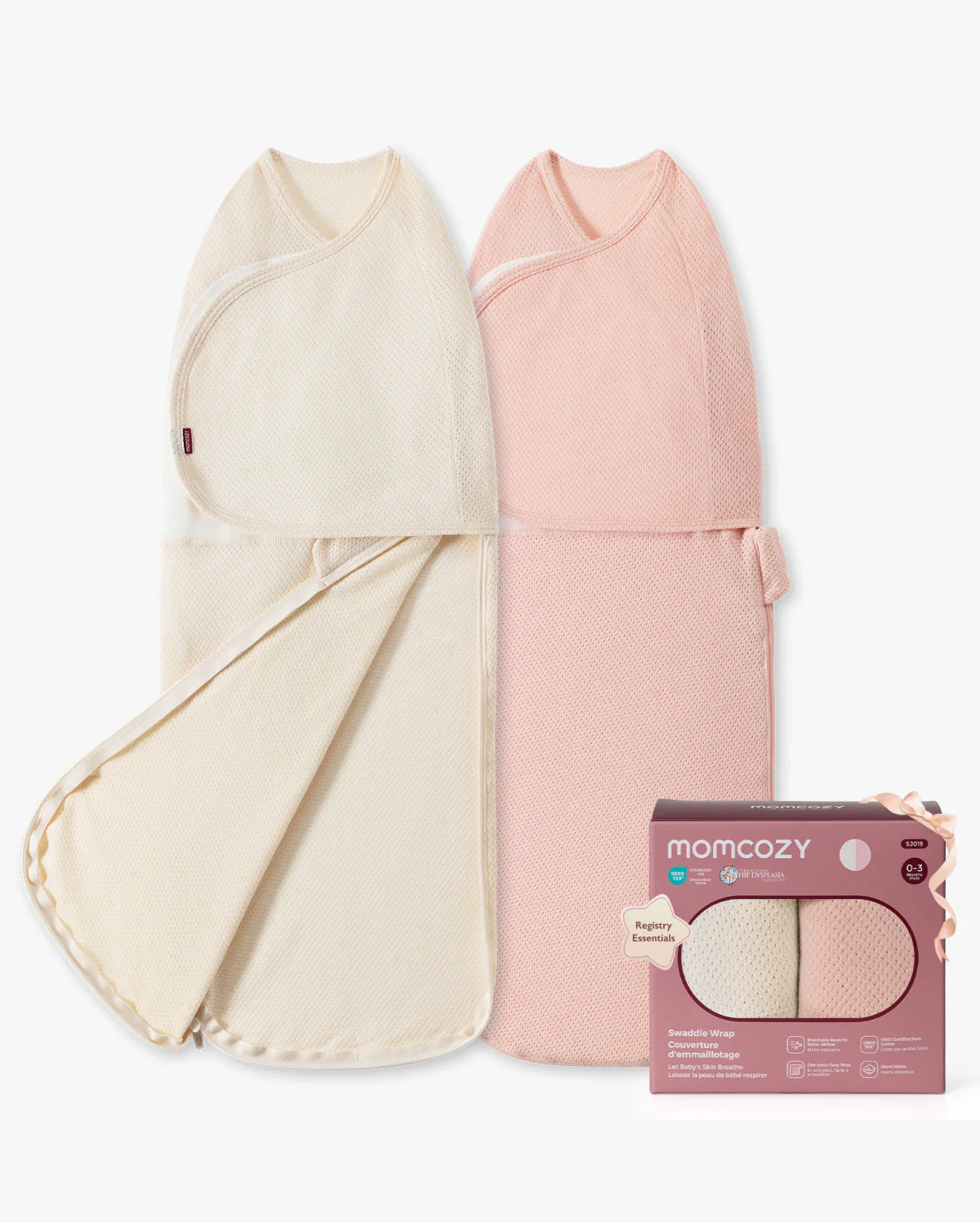 Momcozy Breathable Airflow Swaddle for 0-3M - Image 2