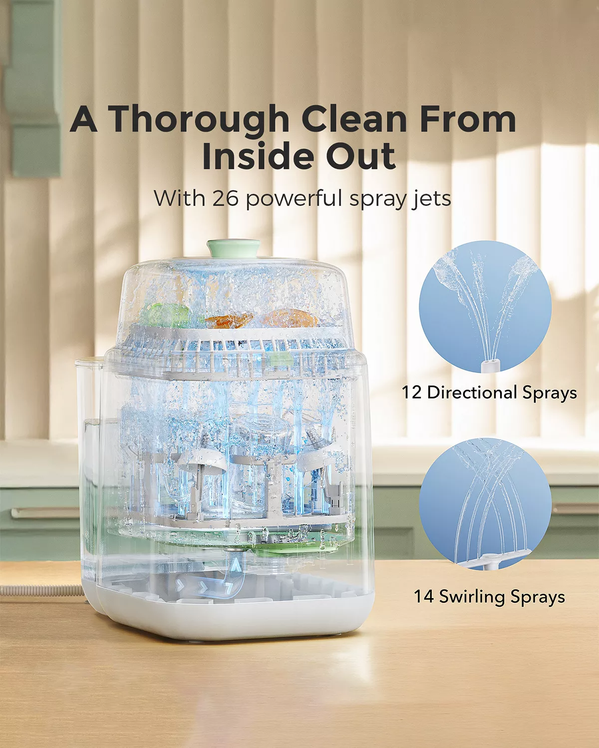 Time-Saving Cleaning Bundle: KleanPal Pro Bottle Washer + 120 Cleaning Tablets - Image 4