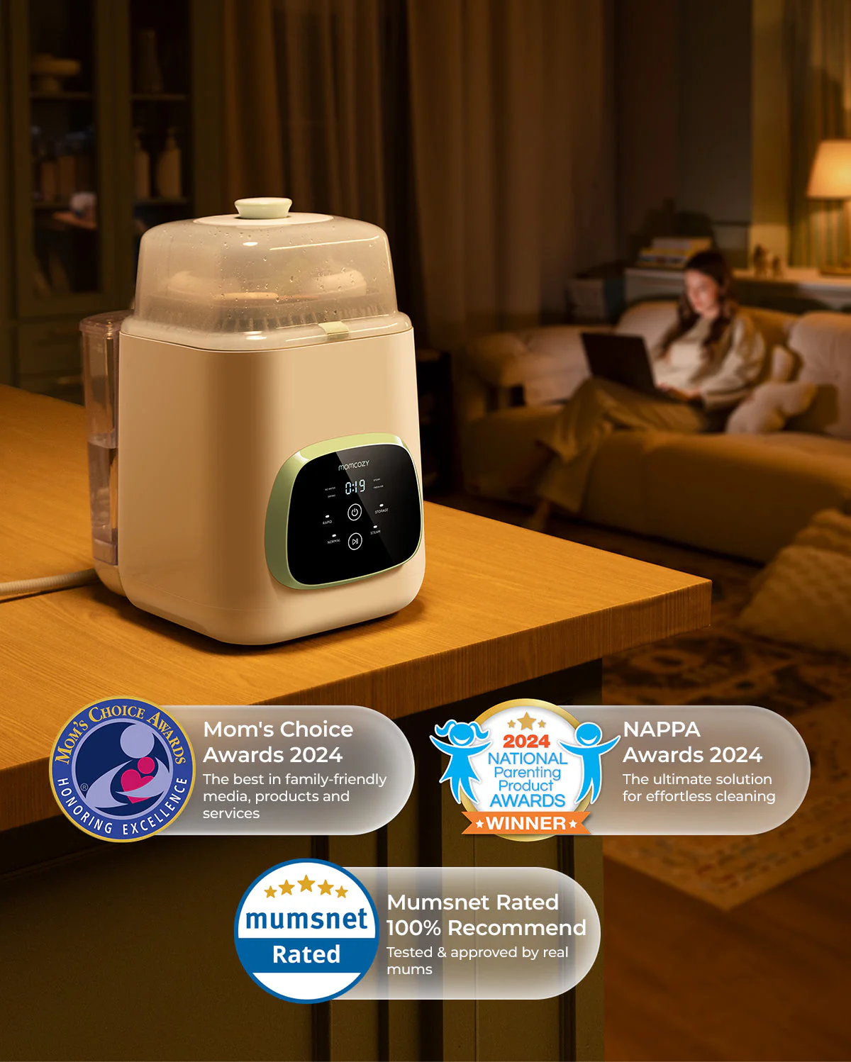 Pump & Clean Bundle: S12 Pro Quick Breast Pump and Bottle Washer and Washing Block - Image 3