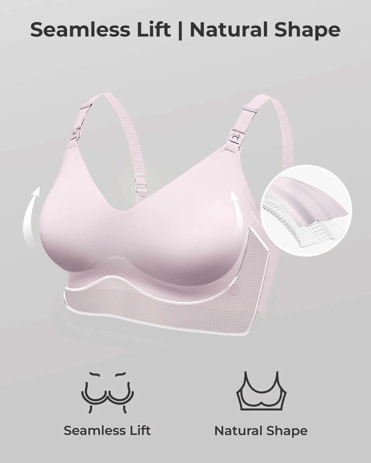 Ultra Soft Seamless Nursing Bra YN21 - Image 93