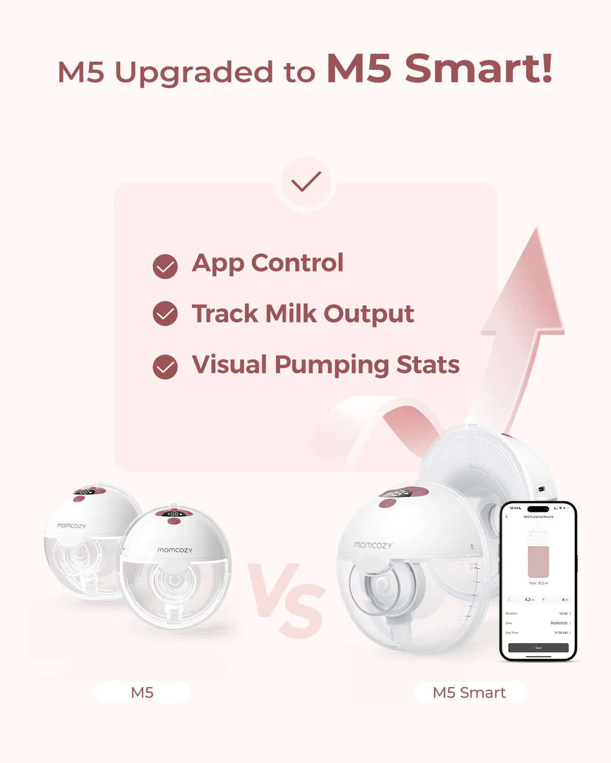 Feeding Bundle: M5 Smart Wearable Breast Pump and  120 Breastmilk Storage Bags and Nursing Bra YN21 - Image 12
