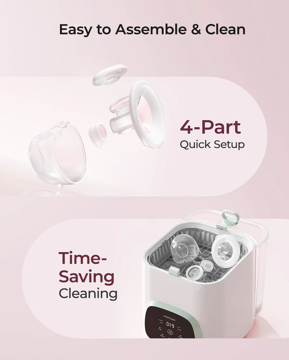 Feeding Bundle:S12 Pro Quick  and  4-in-1 Hands Free  Pumping Bra  and  120 Breastmilk Storage Bags - Image 9