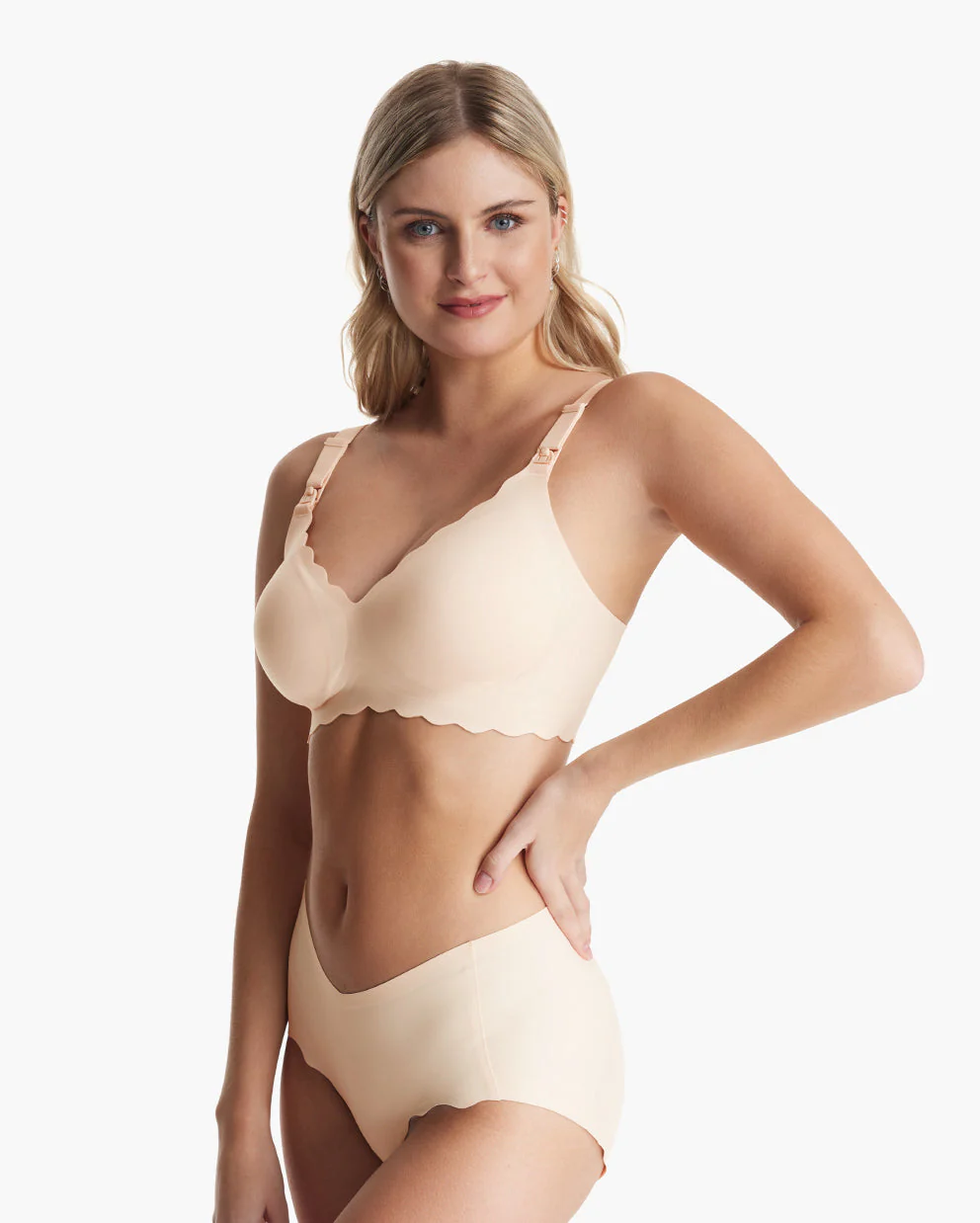 Jelly Strip - Seamless Floral Push up Nursing Bra (2 Pack) - Image 15