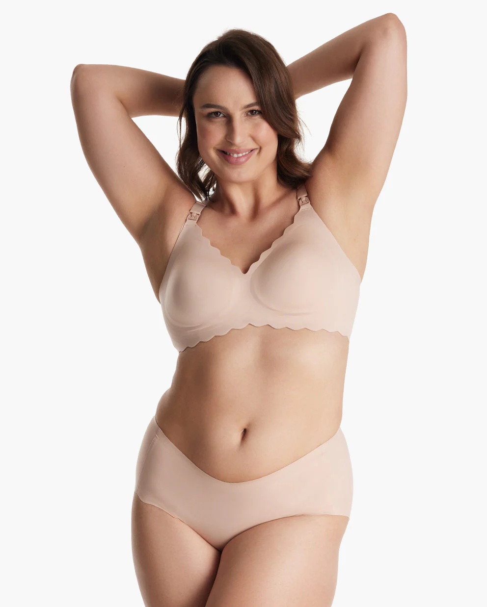 Jelly Strip - Seamless Floral Push up Nursing Bra (2 Pack) - Image 29