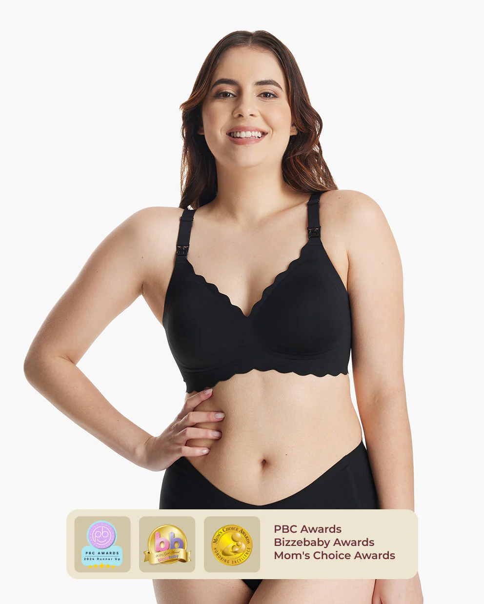 Jelly Strip - Seamless Floral Push up Nursing Bra (2 Pack) - Image 4