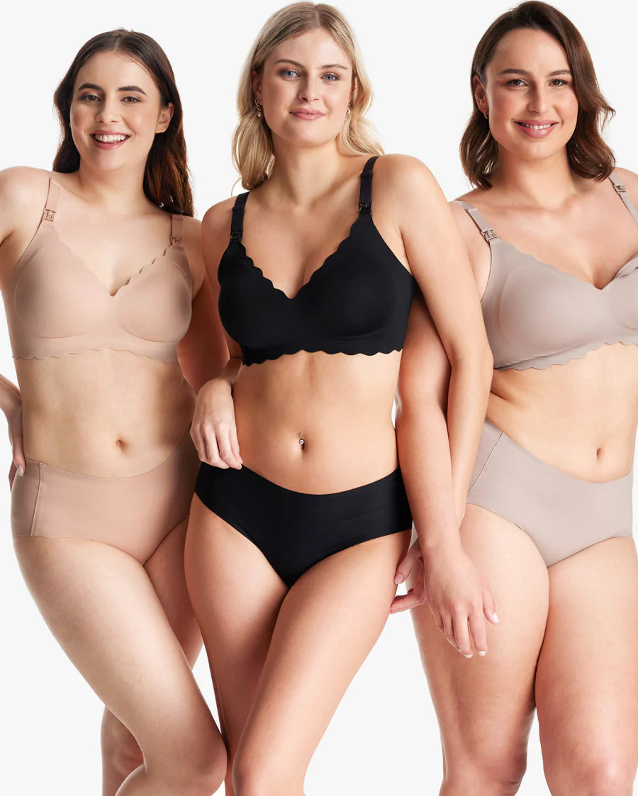 Jelly Strip - Seamless Floral Push up Nursing Bra (2 Pack) - Image 9