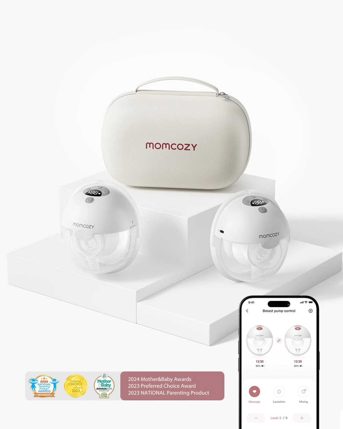 M5 Smart Wearable Breast Pump – Quilly Grey | UK - Image 13