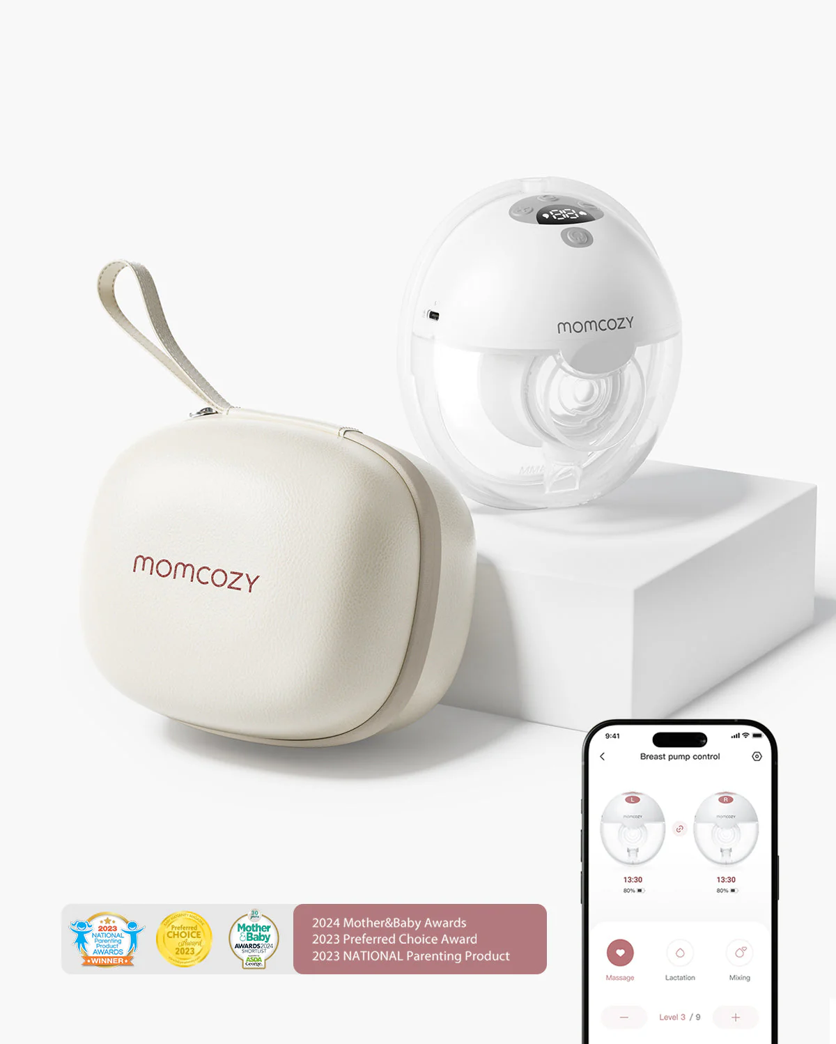 M5 Smart Wearable Breast Pump – Quilly Grey | UK - Image 15