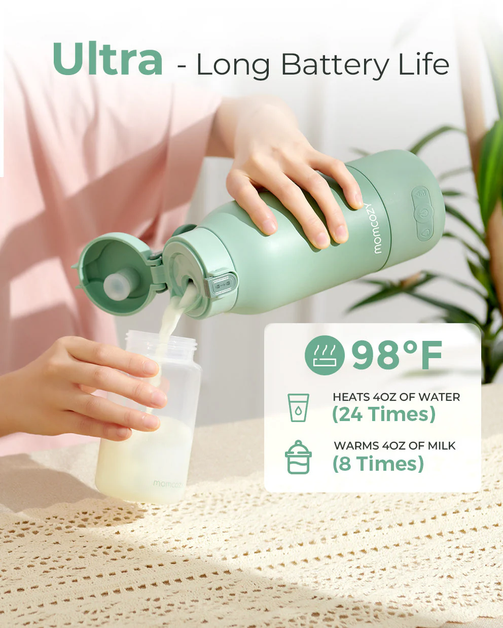 M6 Water Warmer Bundle: M6 Hands-free Breast Pump and Portable Baby Bottle Warmer - Image 6