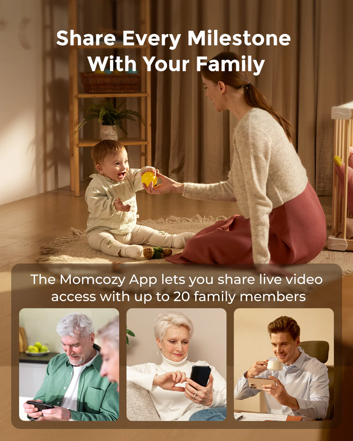 Momcozy 5-Inch Dual-mode Smart Baby Monitor-BM04 - Image 7