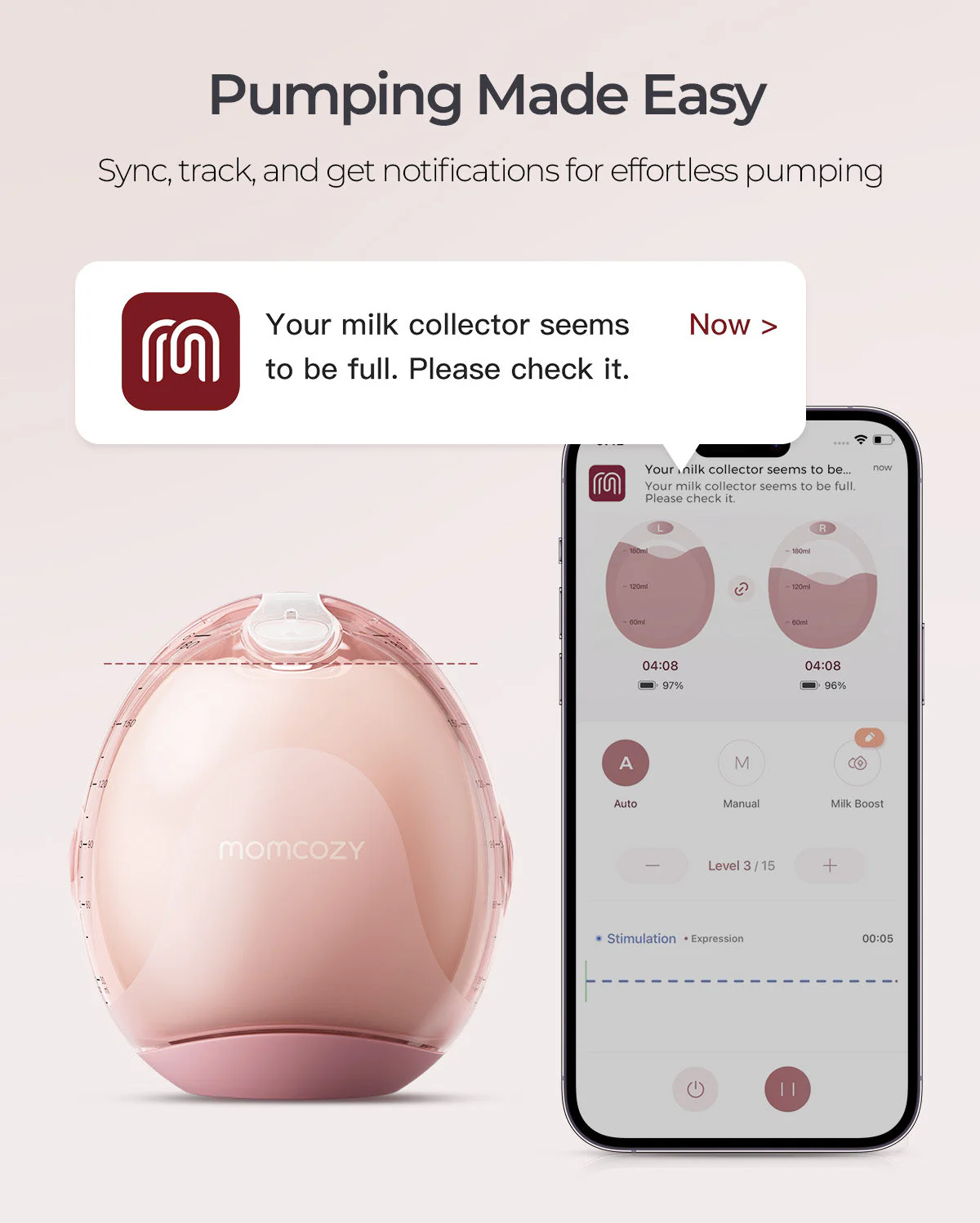 Momcozy Air 1 Ultra-slim Breast Pump - Image 19