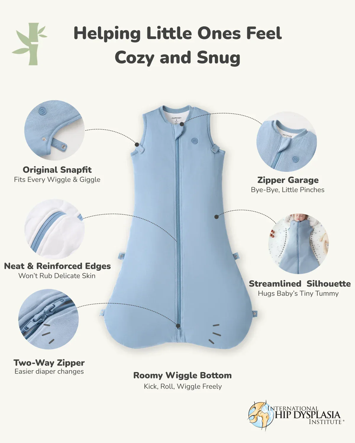 Momcozy Baby Sleep Sack 1.5 TOG - Image 2