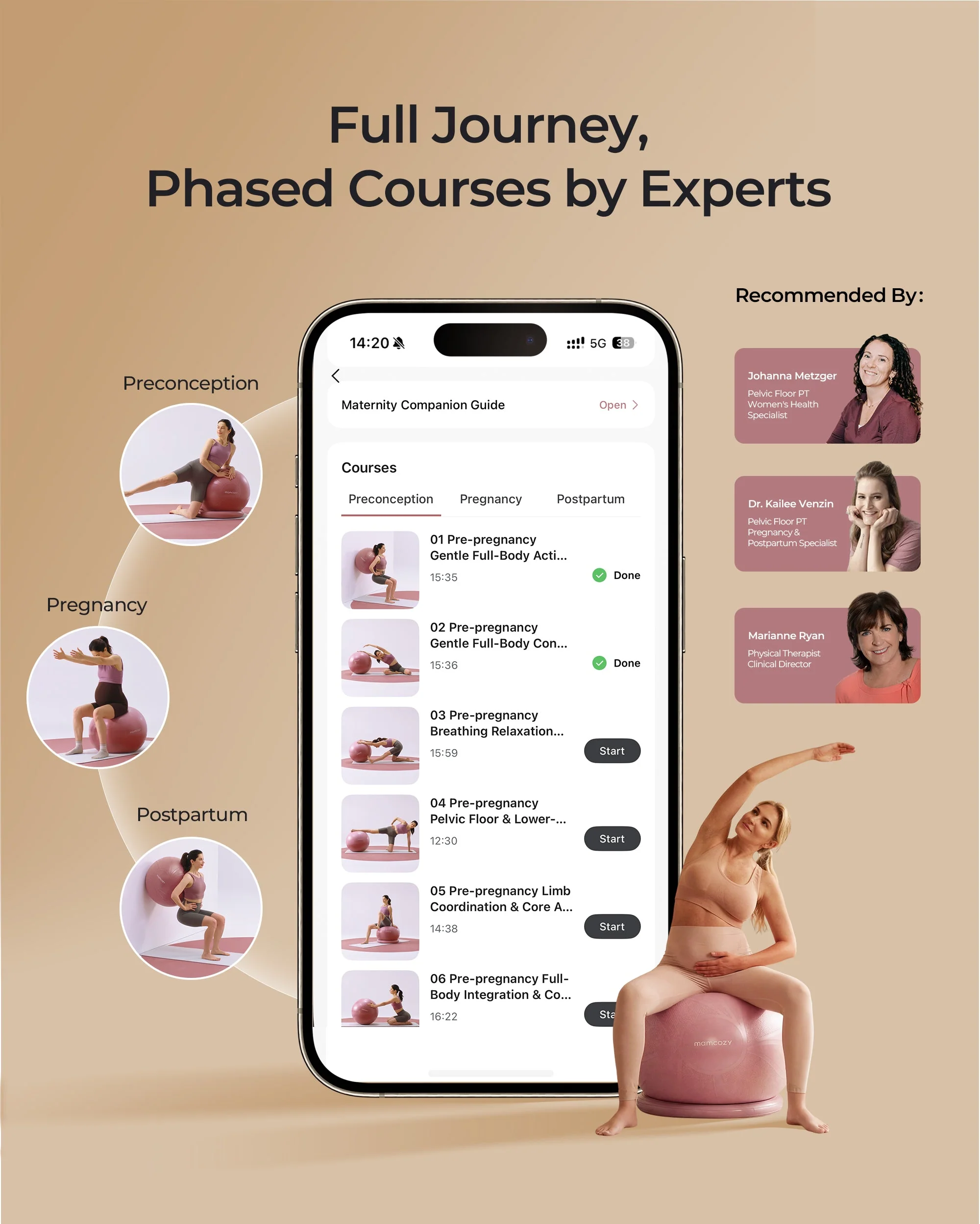 Momcozy BirthEase Pregnancy Ball Set—Maternity Exercise Ball - Image 36