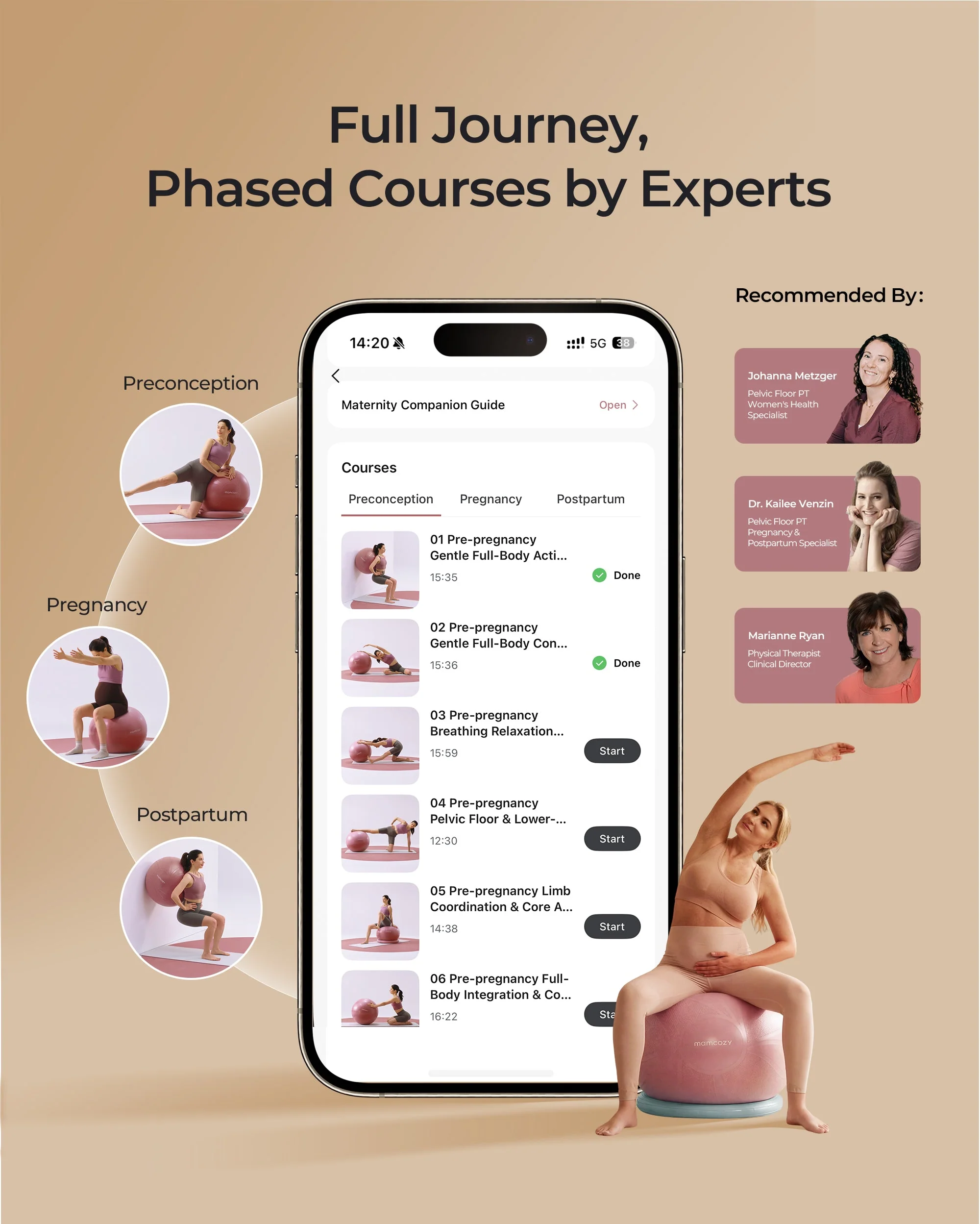 Momcozy BirthEase Pregnancy Ball Set—Maternity Exercise Ball - Image 37