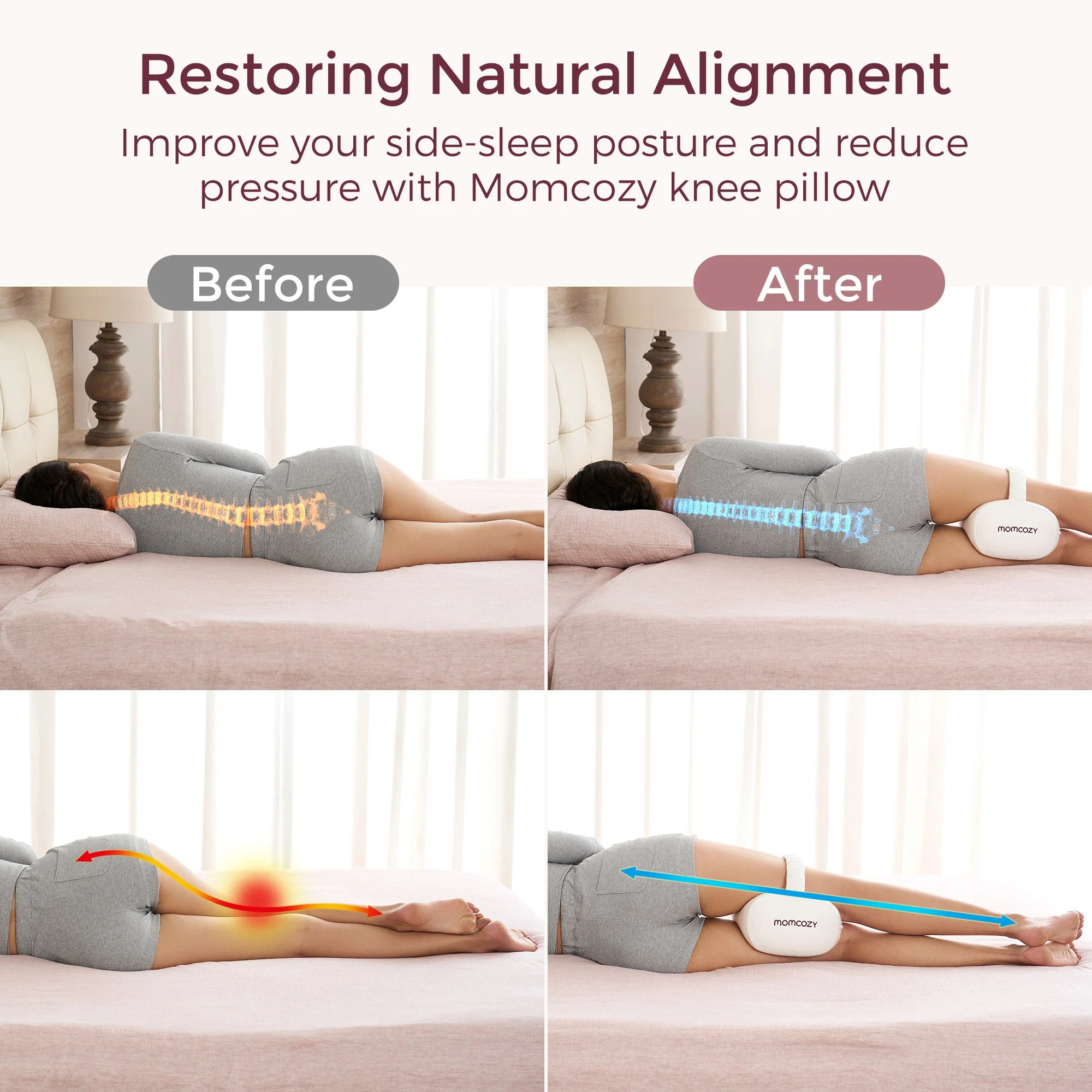 Momcozy Pregnancy Knee Pillow - Image 12