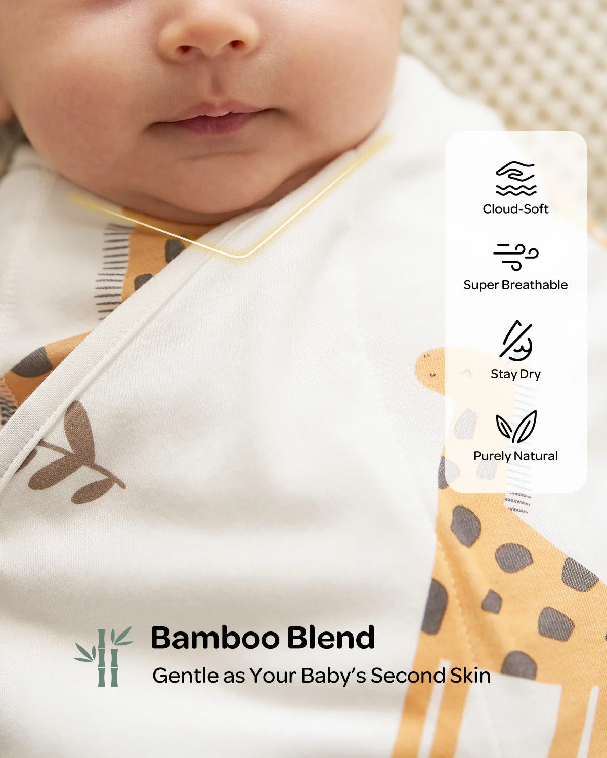 Momcozy Easy Swaddle Wrap For 0-3M - Image 6