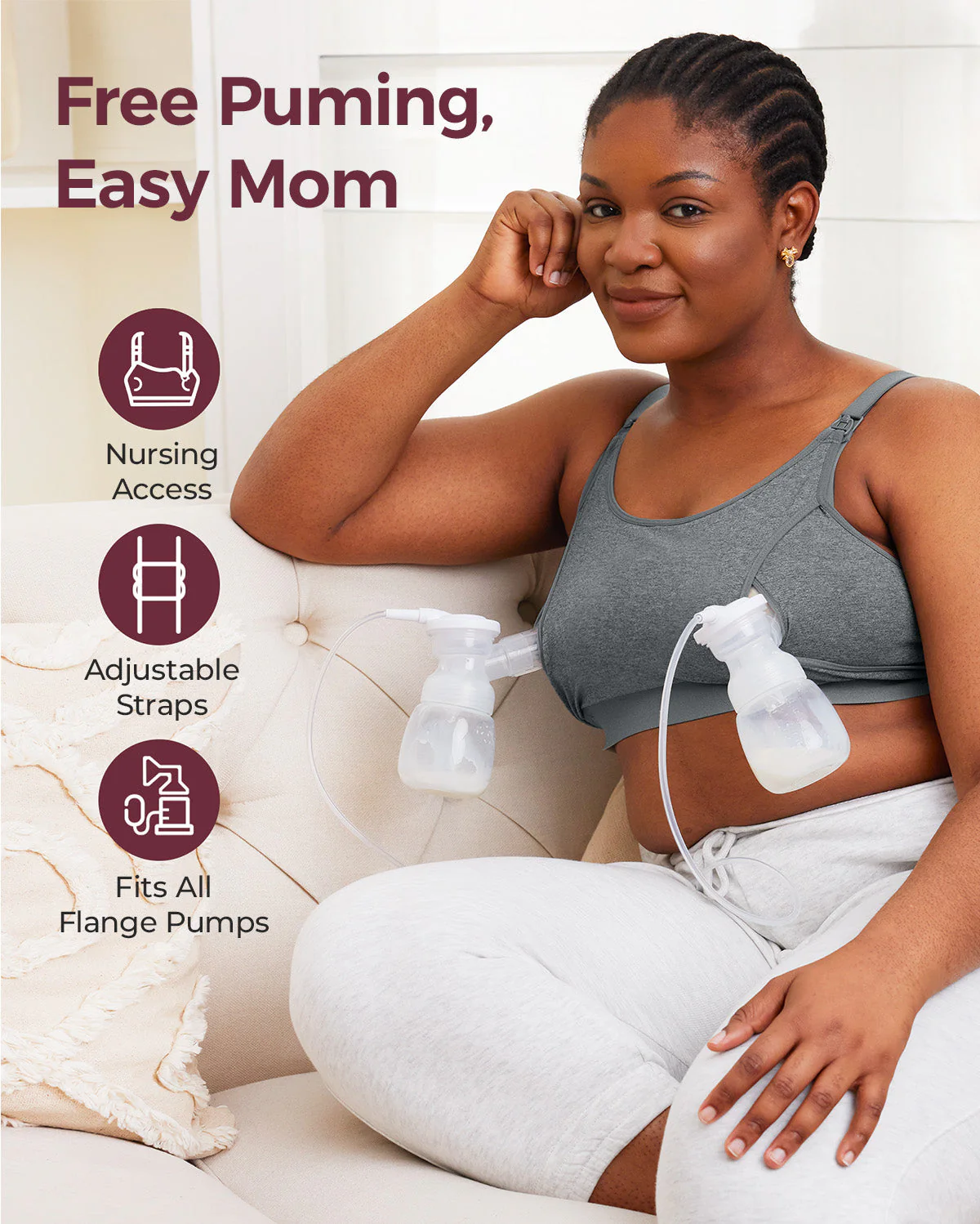 The Original: Our Basic Pumping Bra - YN08 - Image 13
