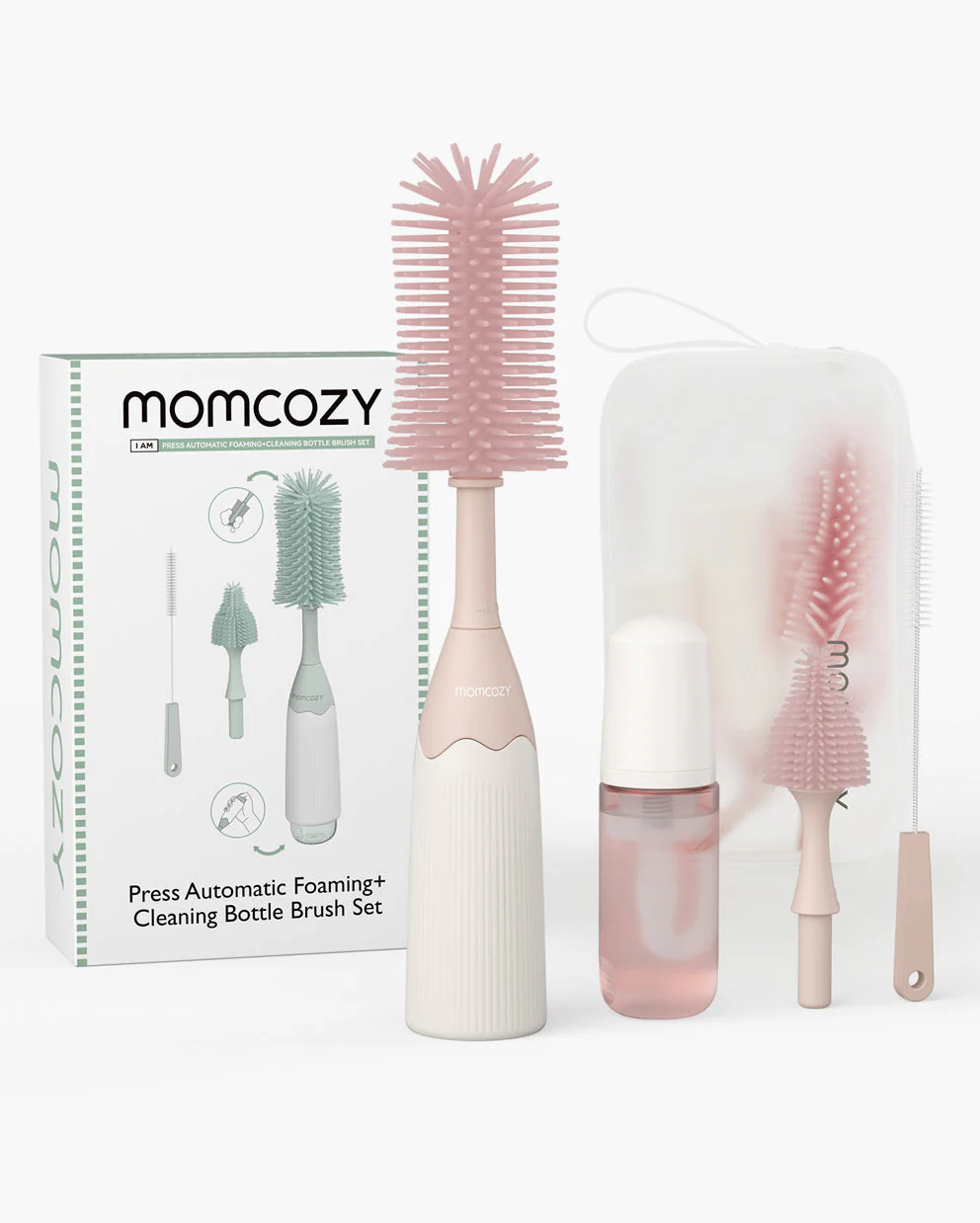 Momcozy Innovative Push-Press Design Bottle Brush Kit - Image 15