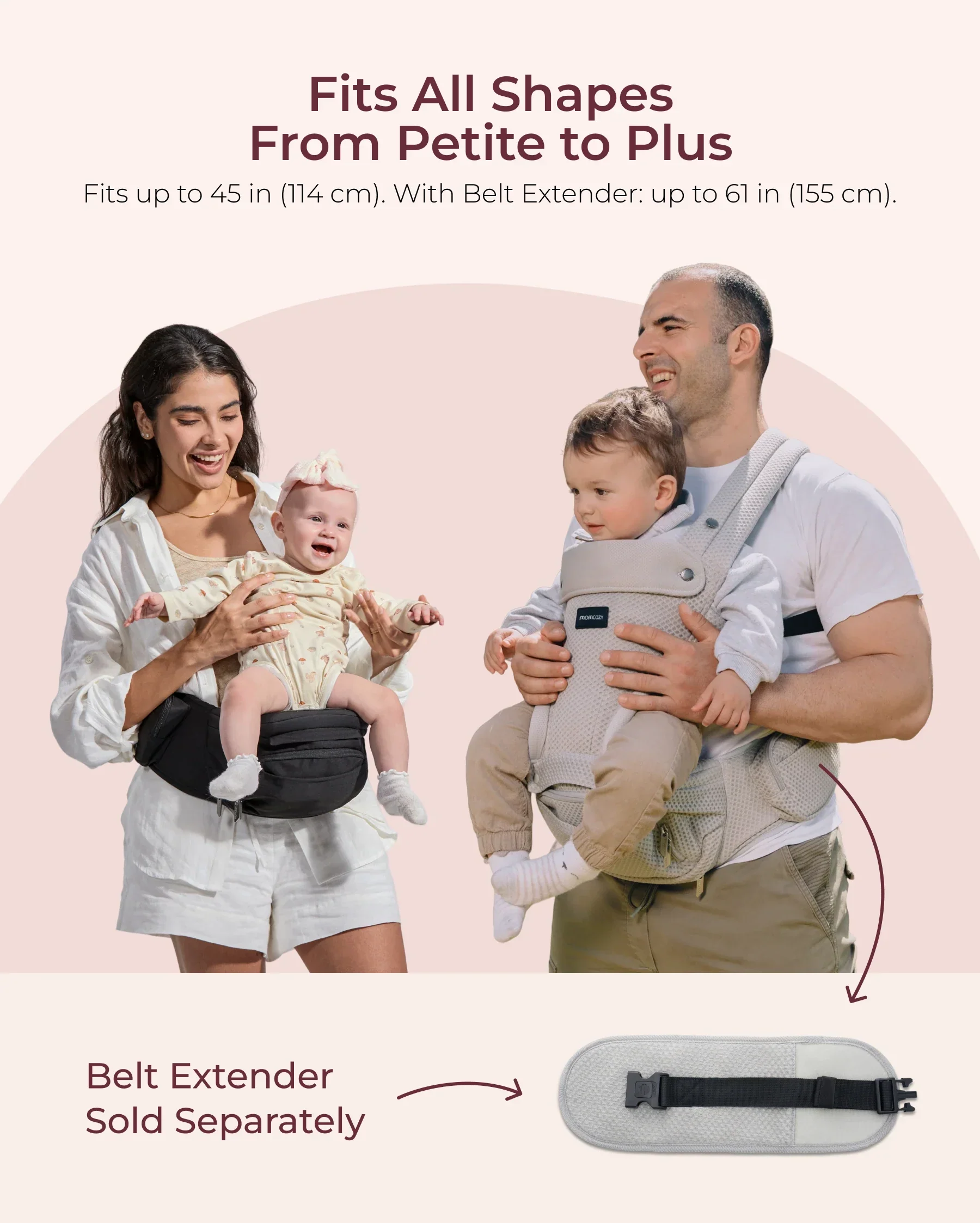 2-In-1 Hip Seat Baby Carrier - Image 8