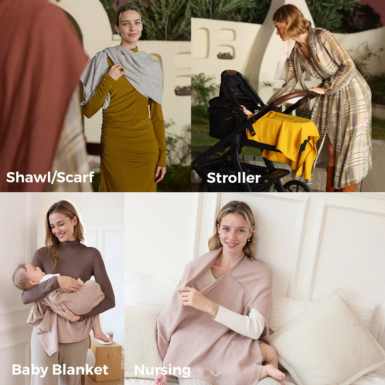 Momcozy Nursing Cover - Muti-Use Privacy Poncho - Image 21