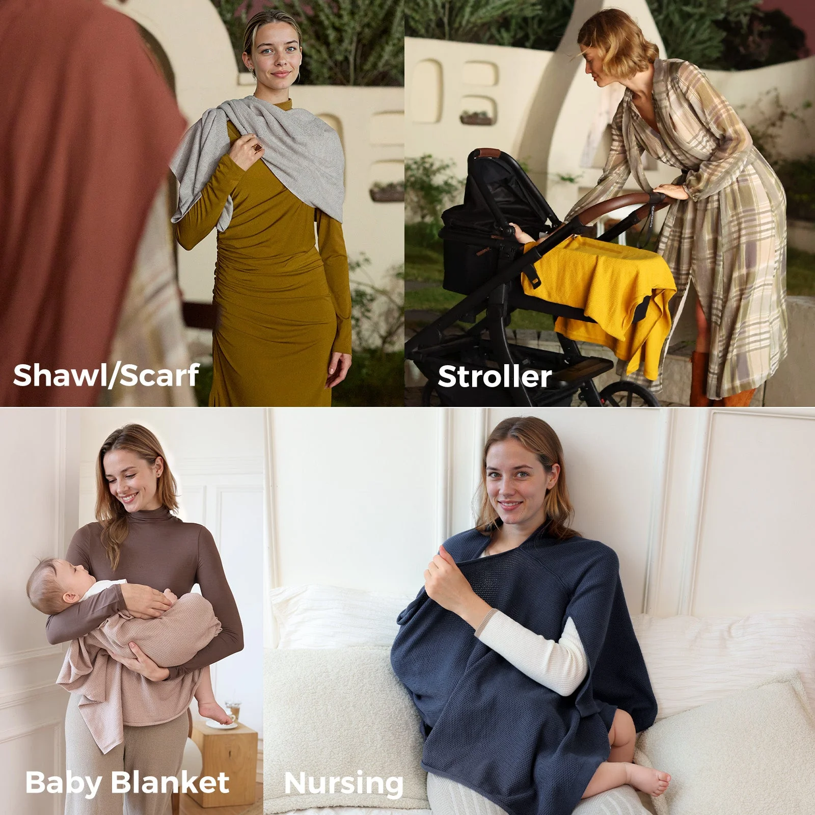 Momcozy Nursing Cover - Muti-Use Privacy Poncho - Image 30