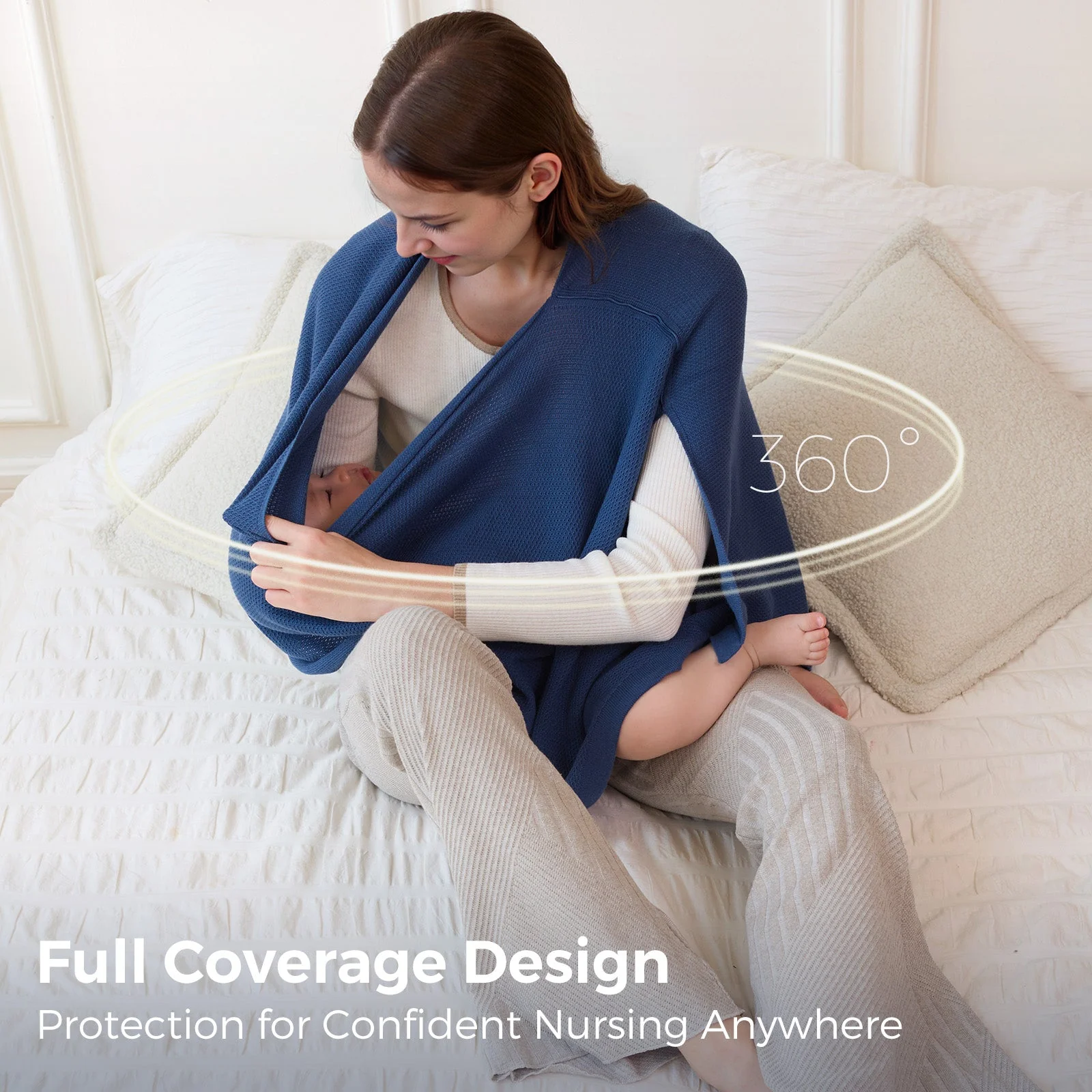Momcozy Nursing Cover - Muti-Use Privacy Poncho - Image 35