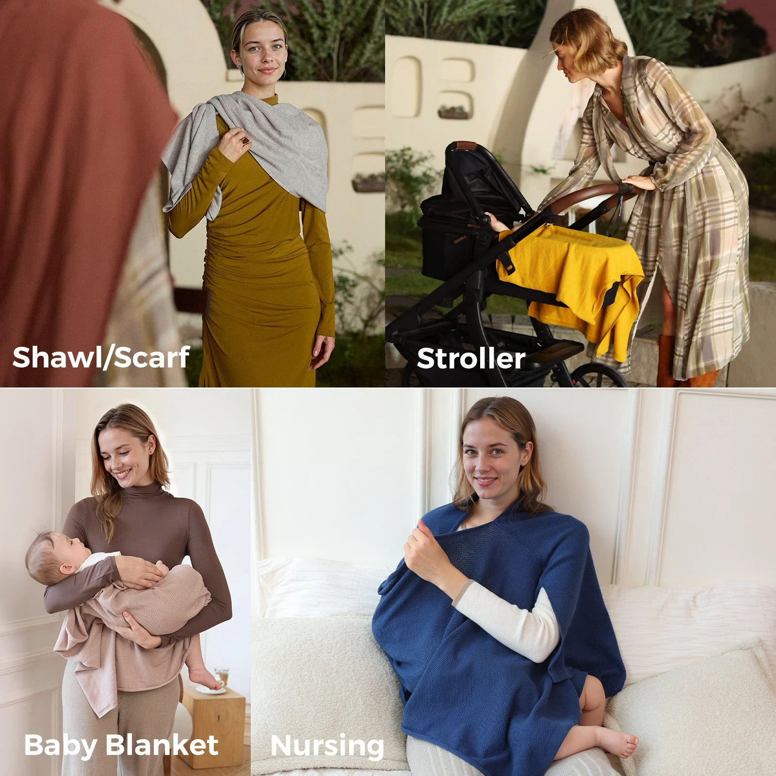 Momcozy Nursing Cover - Muti-Use Privacy Poncho - Image 36