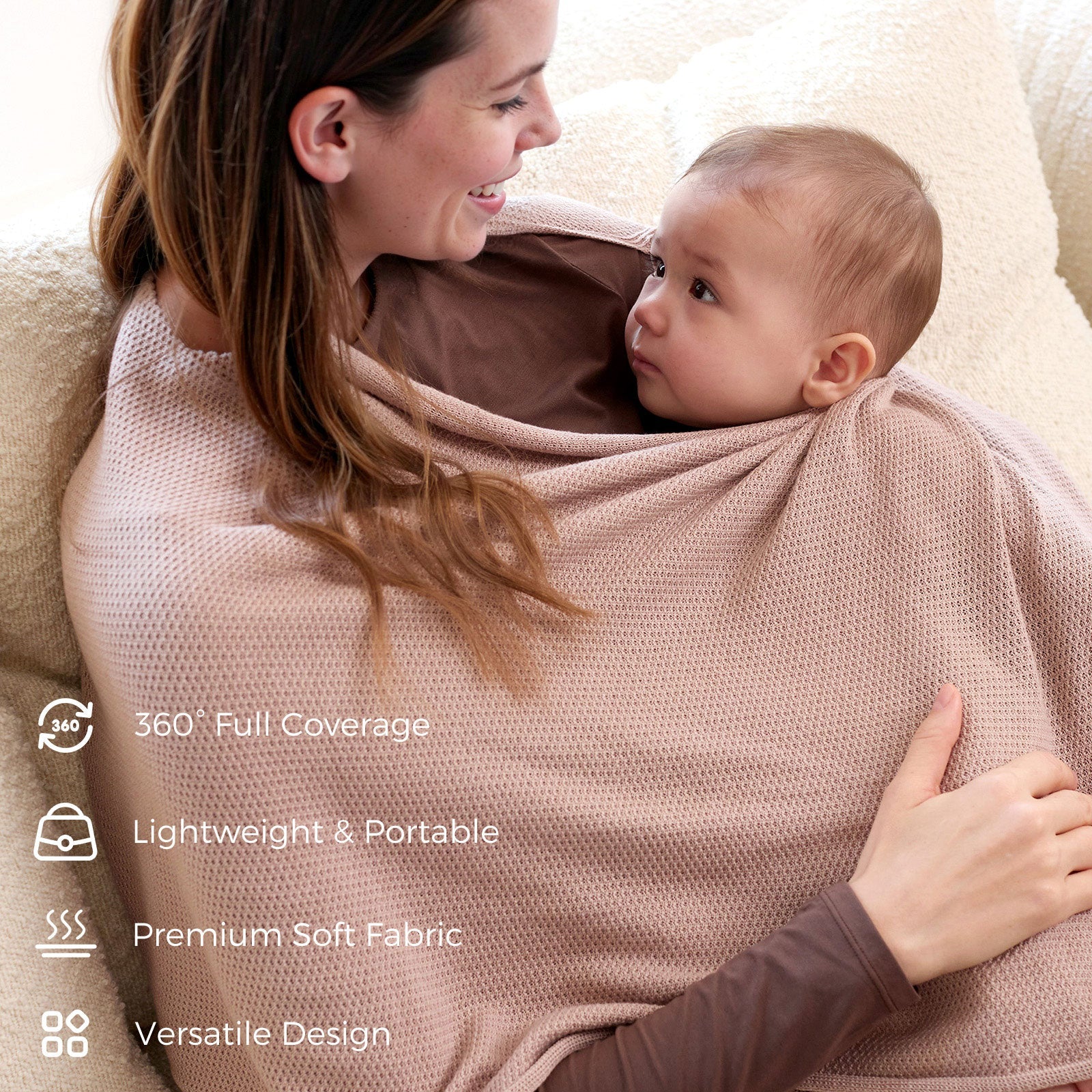Momcozy Nursing Cover - Muti-Use Privacy Poncho - Image 38
