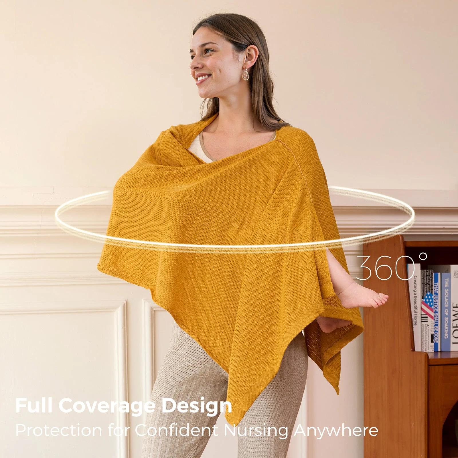 Momcozy Nursing Cover - Muti-Use Privacy Poncho - Image 5