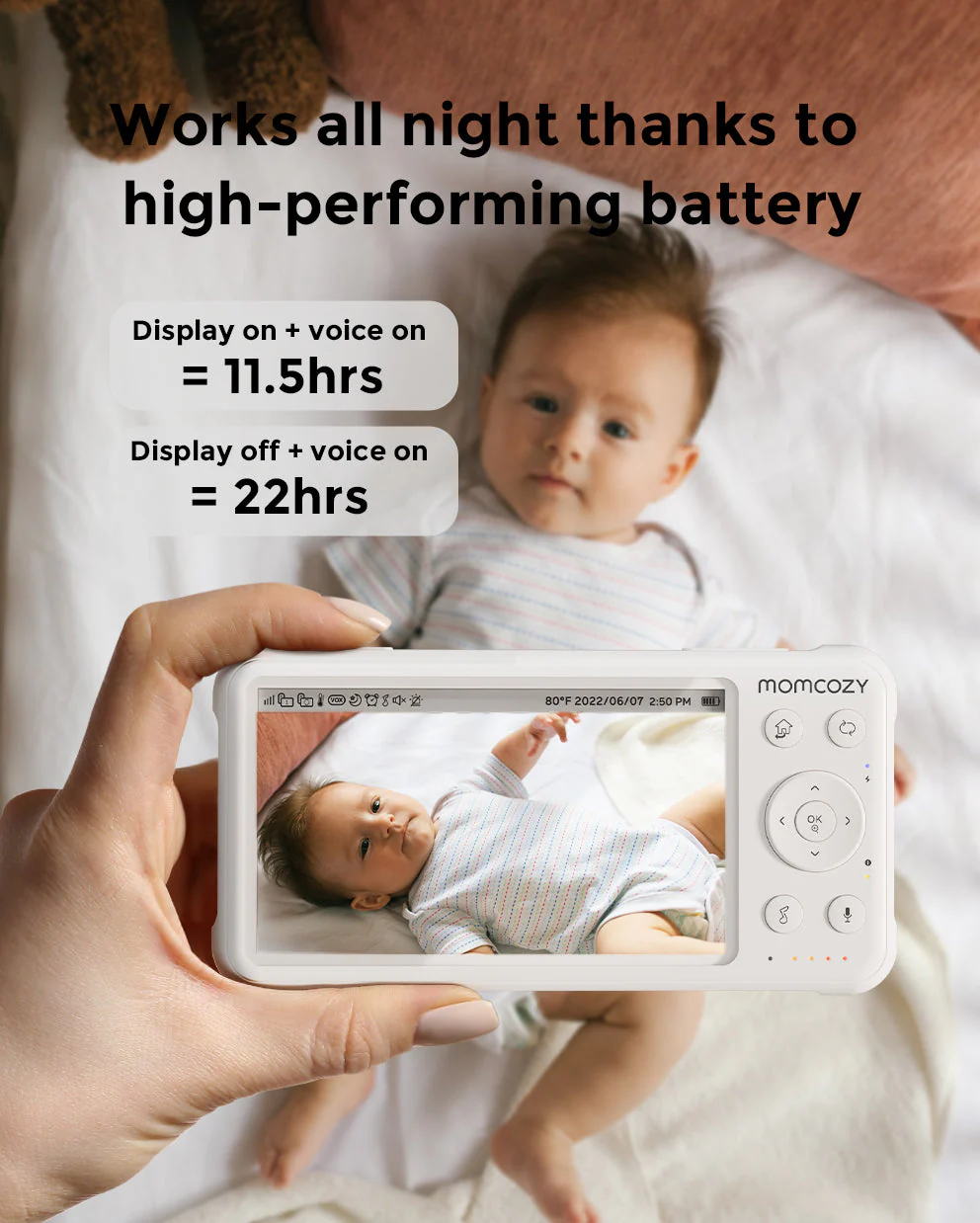 1080P High - Performance Video Baby Monitor BM01 - Image 5