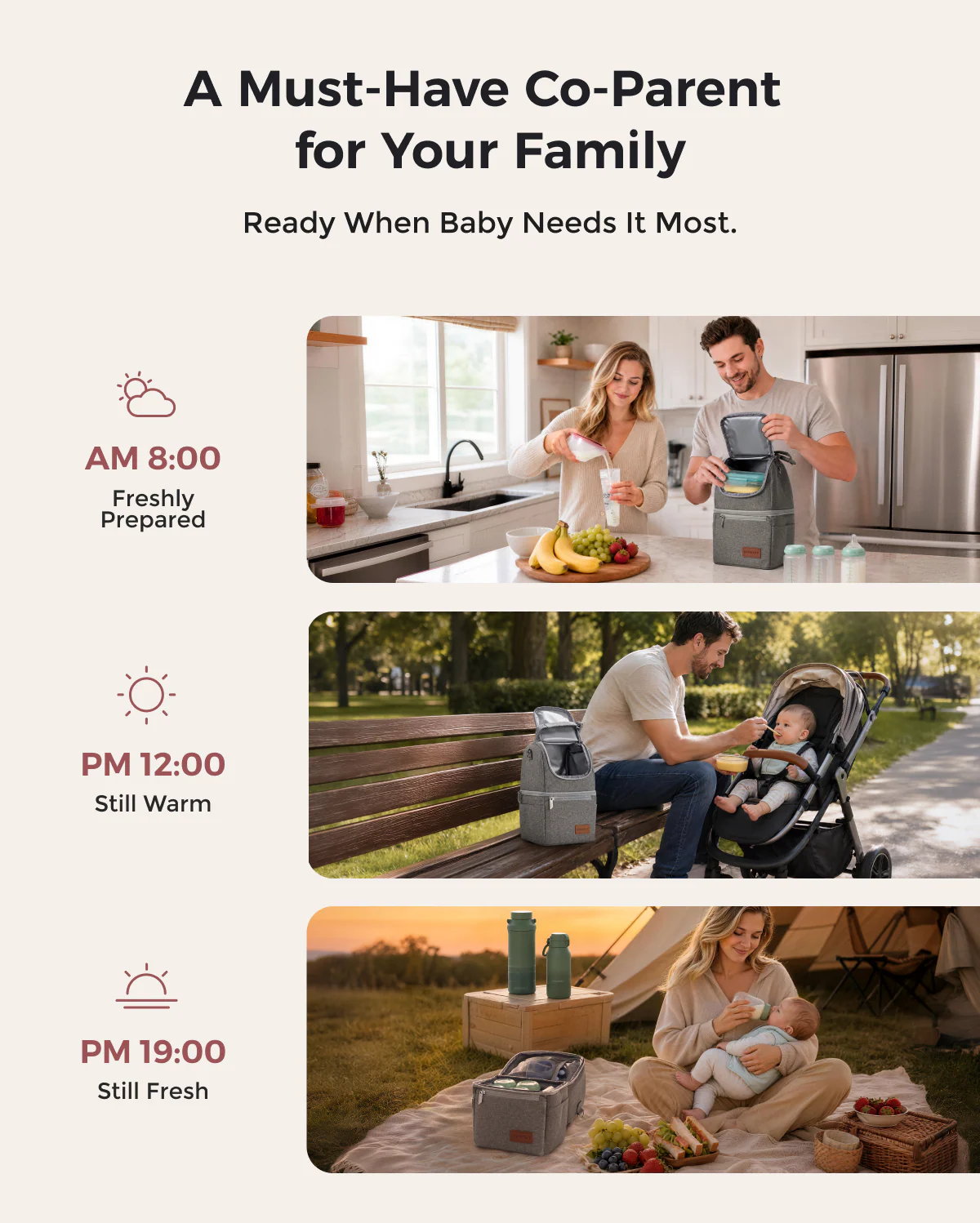 On-the-Go Bundle:Bottle Warmer and Bottle Cooler and Breastmilk Cooler Bag - Image 14