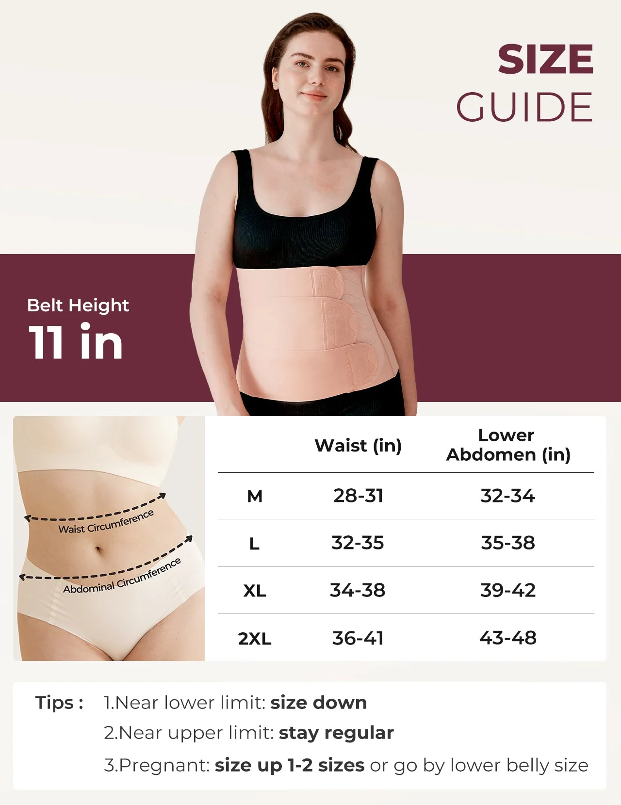 Postpartum Essential Kit:Postpartum Belly Wrap + Nursing bra - Image 13
