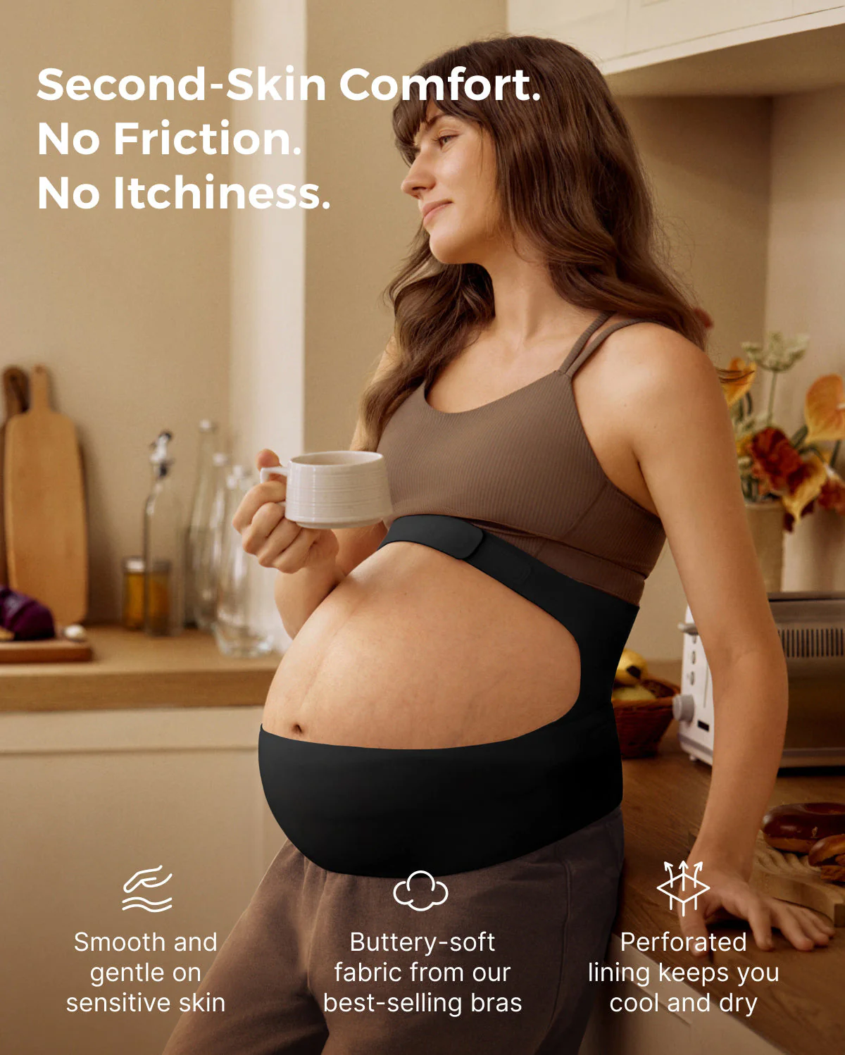 Pregnancy Comfort Bundle: Ergonest Belly Band and Ultra Soft Seamless Nursing Bra YN21 - Image 13