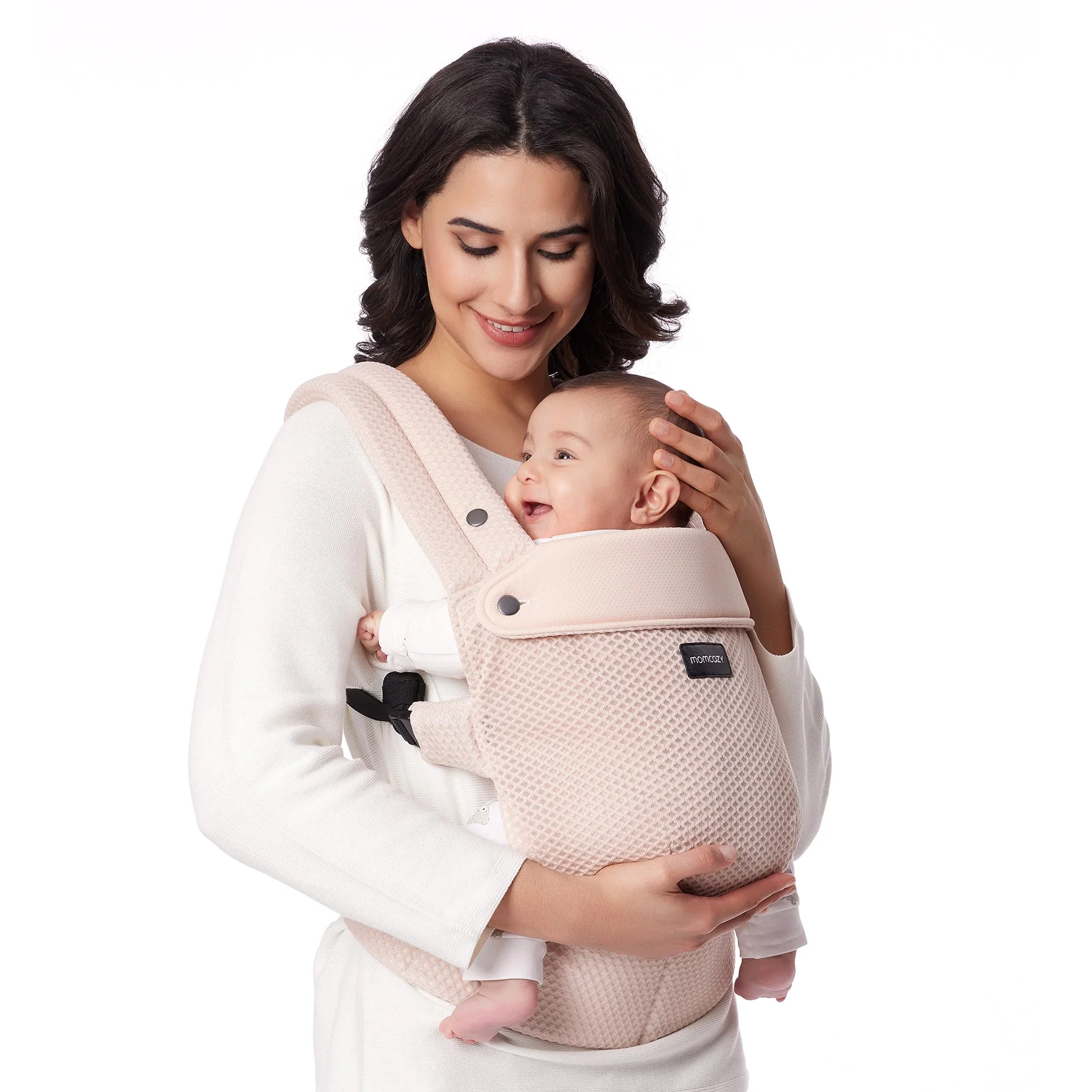 Comfort Bundle: PureHug Baby Carrier Khaki Color and Ergonest Belly Band - Image 3