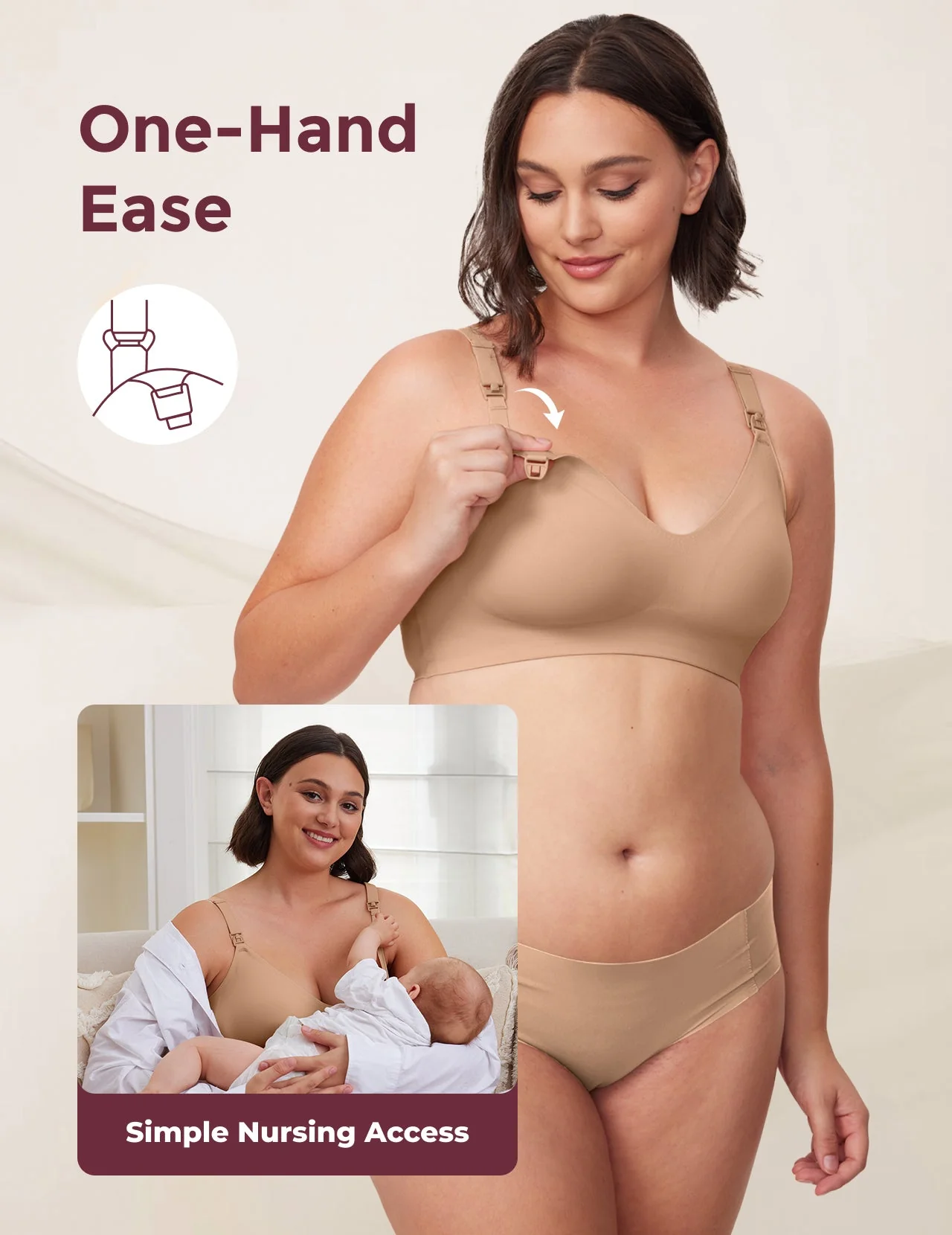 Special Gifting：Ultra Soft Seamless Nursing Bra YN21 - Image 29