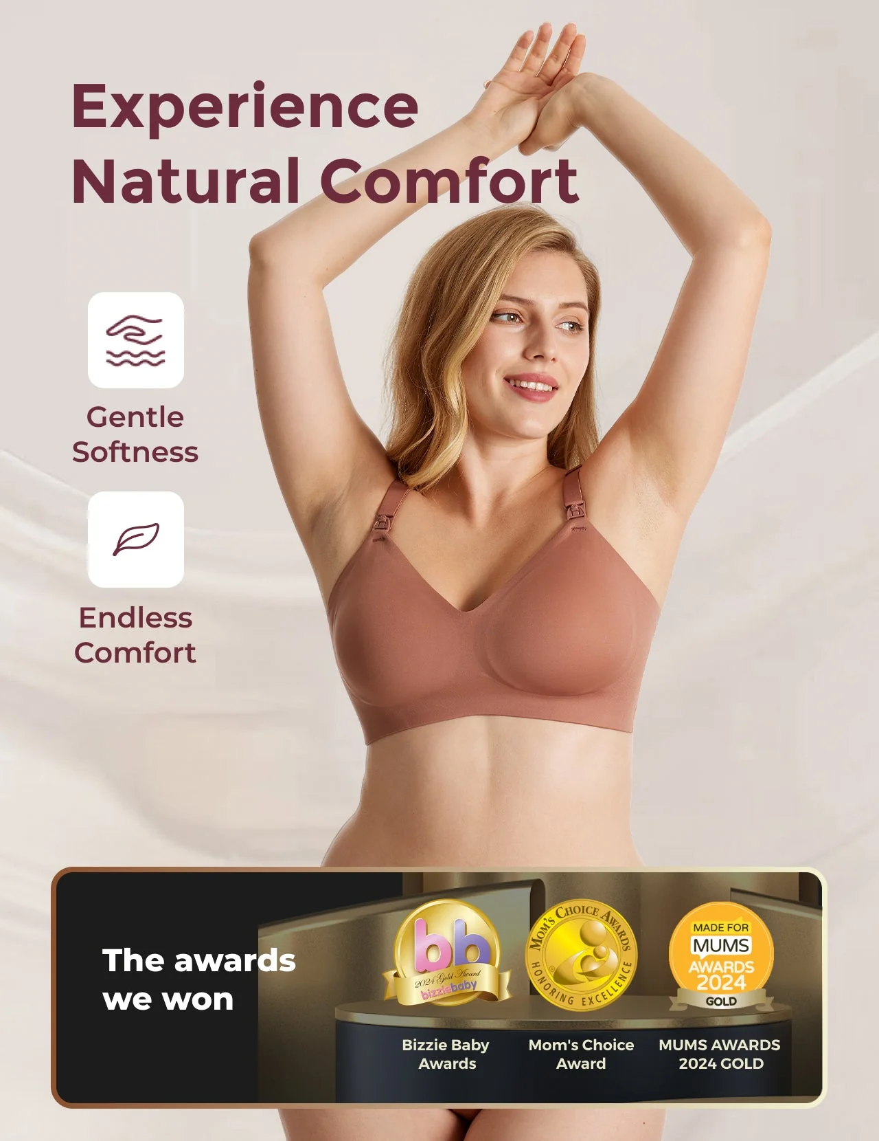 Special Gifting：Ultra Soft Seamless Nursing Bra YN21 - Image 32