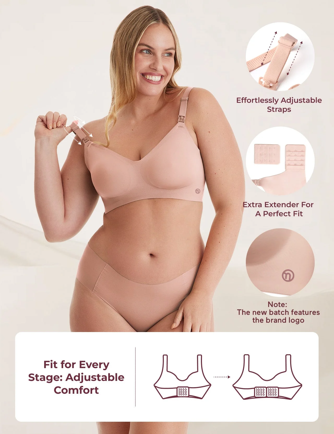 Special Gifting：Ultra Soft Seamless Nursing Bra YN21 - Image 64