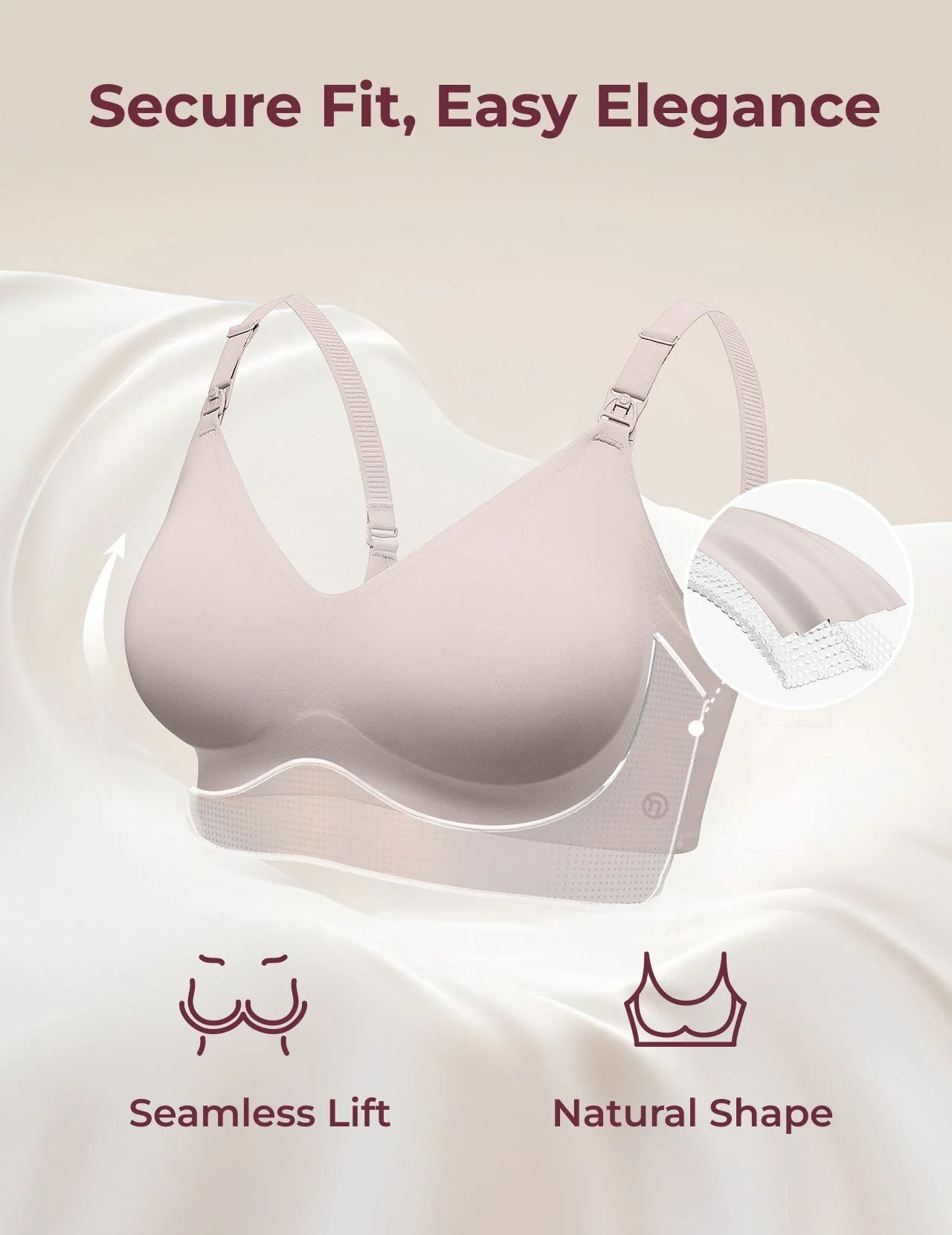 Special Gifting：Ultra Soft Seamless Nursing Bra YN21 - Image 75