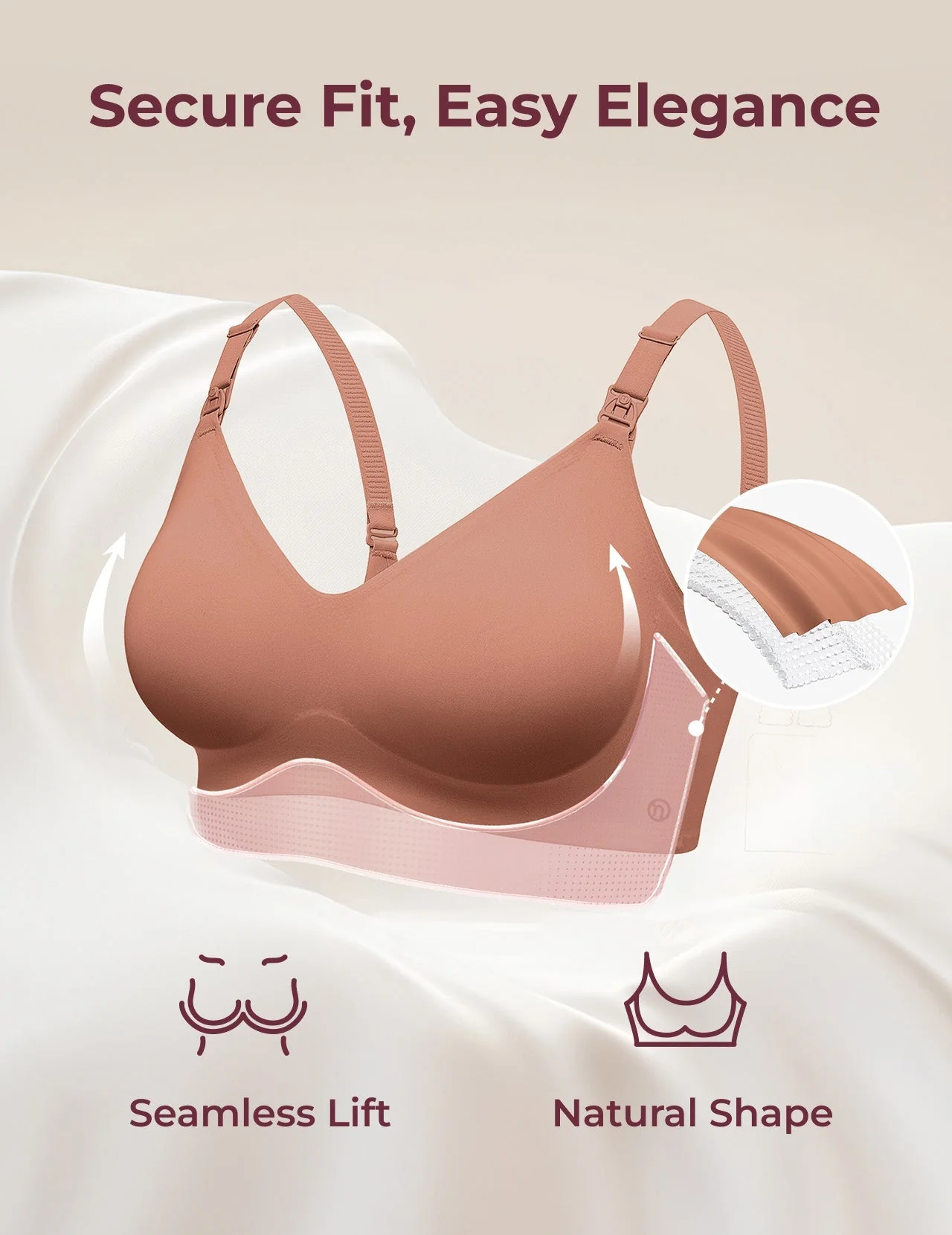 Special Gifting：Ultra Soft Seamless Nursing Bra YN21 - Image 85