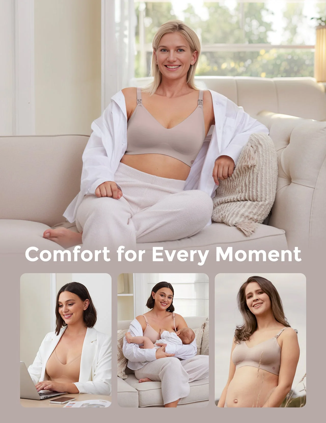 Special Gifting：Ultra Soft Seamless Nursing Bra YN21 - Image 88
