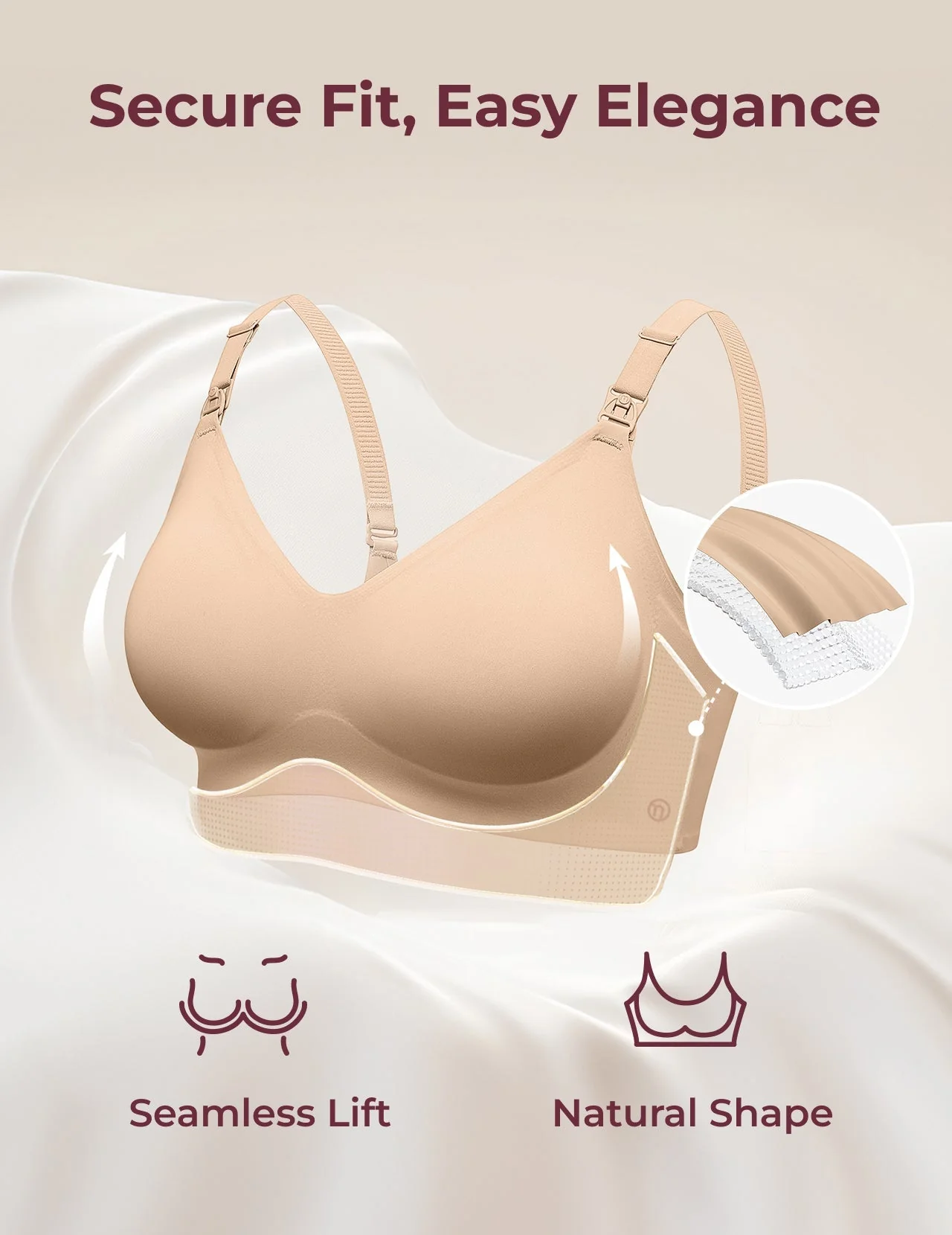 Special Gifting：Ultra Soft Seamless Nursing Bra YN21 - Image 92